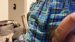 Guy With Cerebral Palsy Has Been Edging His Big Fat Cock