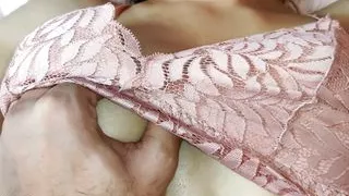 Indian Desi Girlfriend got a hot massage and Pussy Fingering for Relaxation with a coworker on Christmas Day