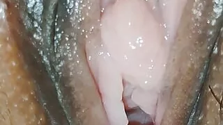 Putting ice in the sexy pussy of the village and screaming