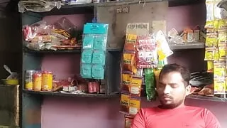 Boy jerk in a shop
