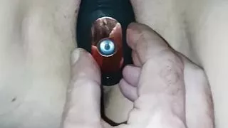 Tied and dildo by my husband