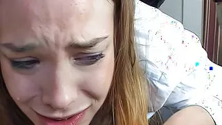 College Student Gets a Spanking Punishment for Touching Her Pussy