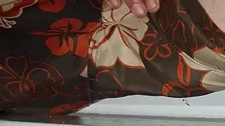 I sit on the edge of the sock to smoke and piss :)