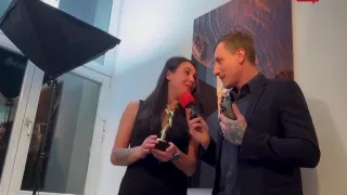 Brunette Amateur Gets Anally Fucked In Threesome With The Reporters With Jenny Stella