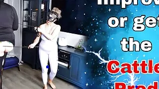 Training Zero Femdom Punishment Bondage BDSM Cattle Prod Slave Real Homemade Couple Milf Stepmom Humiliation Wife FLR