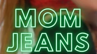 Stepmom Jeans High Waisted Try on