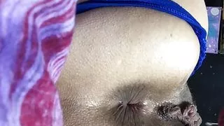 Slut cant resist to fuck her anal hole