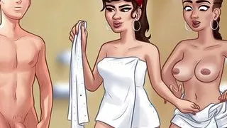 Summertime Saga Cookie Jar Shower Scens With Lopez And Martinez and Download Game