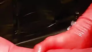 Today Is It Red  Red Latex Gloves