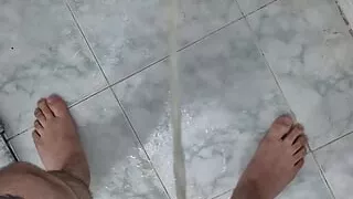Shower Pee Fetish - Slow Motion