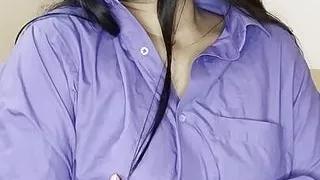 Indian office girl introduce myself Nude dance and show boobs ass with Romantic music