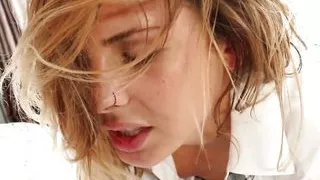 Once in Bed the Blonde and Brunette Lesbians Tenderly Lick Their Wet Holes Before Scissoring