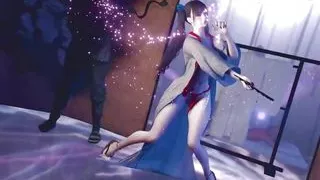 3D Sexy Japanese Stripper Naked Her Big Boobs