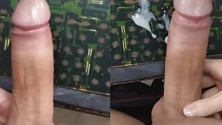 CUMMING on ANOTHER MACHINE AT WORK! (Hear me MOAN at the END)