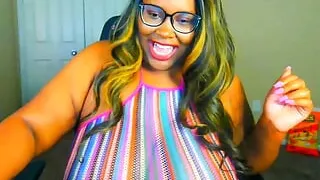Sexy Ebony BBW Webcam Model Trina Foxx Live Streamate