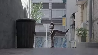 Ellen JOE Found a Horny Dick in the Back Alley Part 1