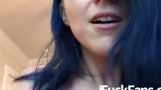 PLEASE CUM IN ME Alt girl Cali Reign gets filled I FUCK FANS DOT COM