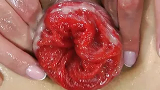 Hotkinkyjo Sefl Anal Fisting Her Ruined Anus Hole and Prolapse