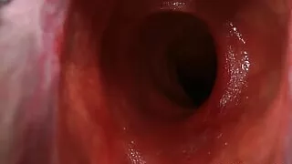 Hotkinkyjo Xo Speculum Deep Dildo and Belly Bulge Fun