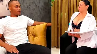 Nympho with big dick goes to therapy with busty sexologist - Daniela Gomez