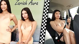 TGIRLS XXX - Zariah Aura Fucked The Taxi Cab Driver
