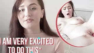 Ersties - Hot Brunette Alexa L Grabs a Big Dildo & Goes To Work On Her Pussy