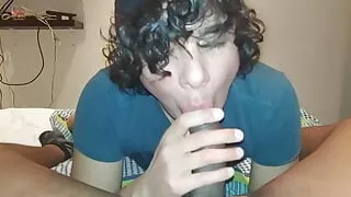 Interracial sex with the African twink - "Jamal"