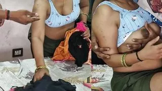 Newley Married Haryanvi Bhabhi was fucked hard in morning after seeing her nude