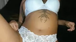 Horny goth teen loves to finger her little asshole