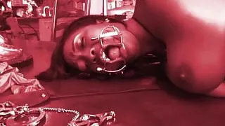 Hot black girl getting owned by her boyfriend