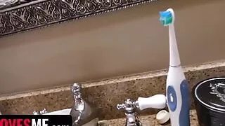 Hardest I've Ever Cum - I Creampie My Cute Little Step Sister  Free Movie