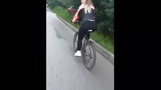 A Bike Ends with a Hot Blowjob in the Forest