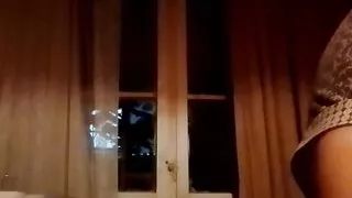 Juicy tits under Halloween shirt