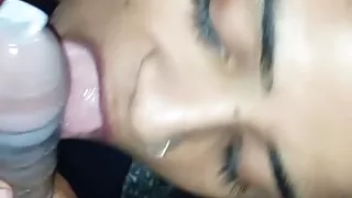 Desi bhabhi sucking cock and fucking doggy style