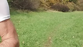 Stripping naked the ass