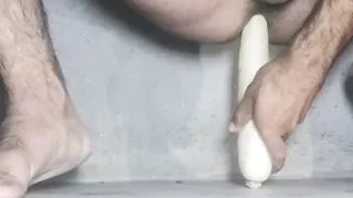 Vagetable dildo big ass creamipe bottom