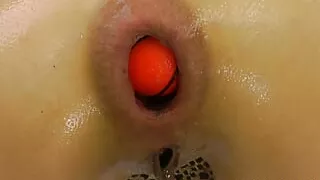 Gold Shoes and Balls Fun Plus Prolapse by Hotkinkyjo