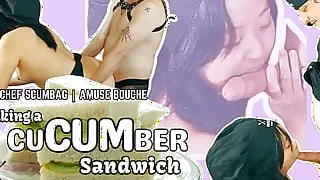 Scumbag Chef Makes Cucumber Sandwich with Korean Sous Chef