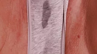 MY pussy made me CREAMY - Panties  MASTURBATION - CLOSE UP PULSATING ORGASM
