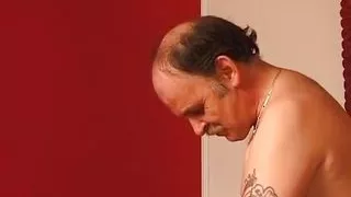 Nasty blonde German whore gets spanked in BDSM action