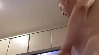 Superhot Guy Cums Watching His Own Video
