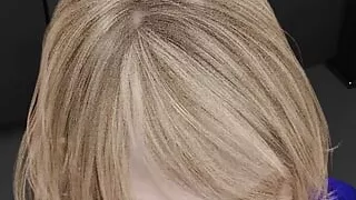 Blowjob in a student toilet