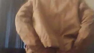 hairy  mature bear in his coat