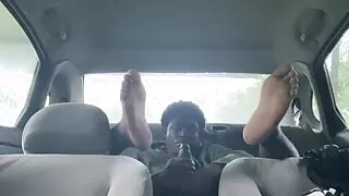 Os In My Car Listenin To Gay Parody Songs While Jerking Off Moanin & Using My Pre Cum To Finger My Boipussy & Nuttin At The End