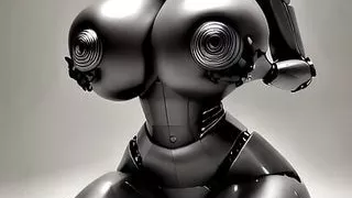 You Will Not Hold With This Sex Robot Model With Huge Tits - AI