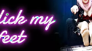 Lady Angela Lick My Feet