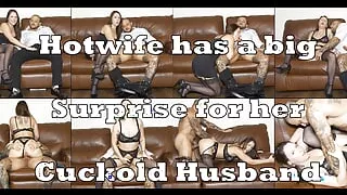 Hotwife Has a Surprise for Her Cuckold Husband