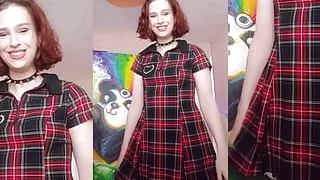 Melody.strips, plugs her fat ass and cums