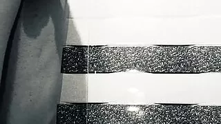 German man massage with hand