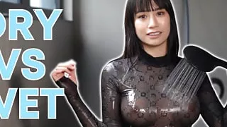 my MOST See Through Video. Dry vs Wet with Elixir Elf